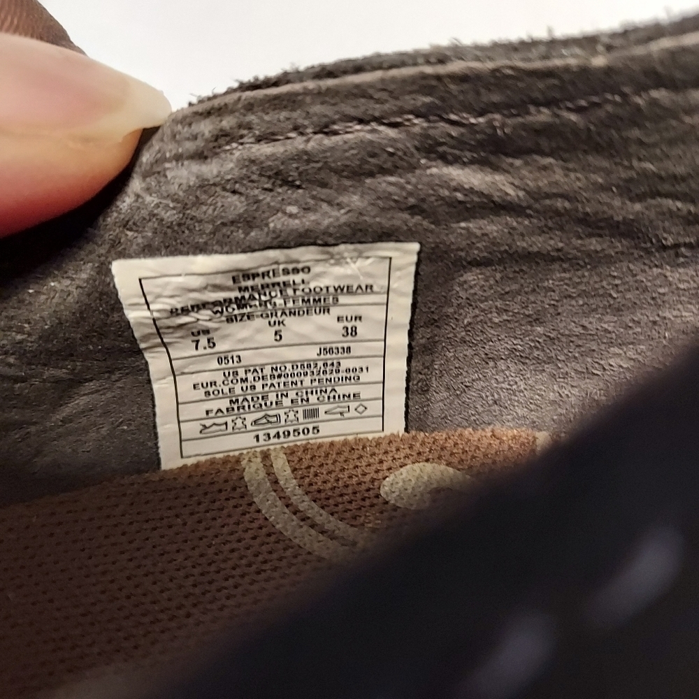 MERRILL dark brown avesso suede flats - Picture 6 of 6
